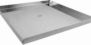 STAINLESS STEEL TRAY WITHOUT COVER