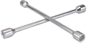 Four Way Cross Wheel Lug Wrench
