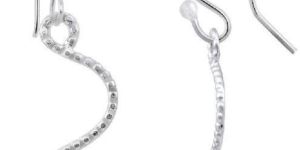 Quality Jewelry White Gold Plated 2.15 Carat Round Ruby Earrings