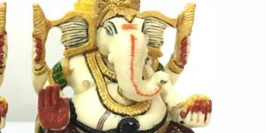 Resin Ganesha Chowki Statue
