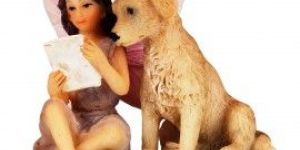 Wonderlnad Miniature Fairy Garden Fairy Read Letter Statue