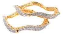Modern American Diamond Bangles