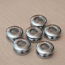 Silver Zinc Alloy Eyelets