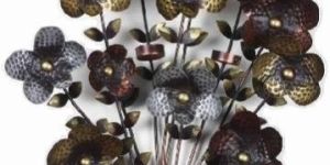 METAL WALL DECOR BOUQUET