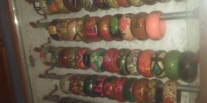 Coloured Wooden Bangles