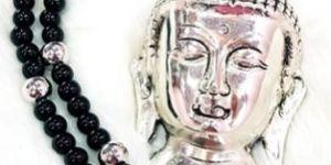 German Silver Oxidized Big Size Pendant Necklace