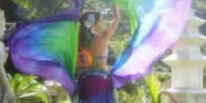 Yard Belly Dance Silk Veils Hand Dyed Pure Silk