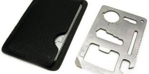 Wallet Knife 11 in 1 Stainless Steel