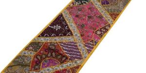 Yellow Table Top Runner Wall Hanging