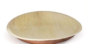 7 Inch Flat Round Leaves Plate
