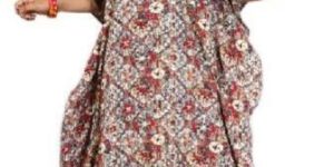 Women Rayon Soft Cotton Digital Printed Multi Color Kaftan Kurta