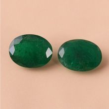 Cut Zambian Emerald Gemstones