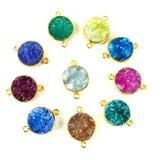 Suggar Agate Druzy Connector