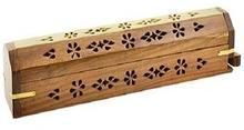 Wooden Incense Burner with Carving