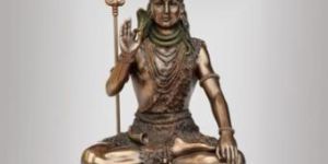 Copper Finish Lord Shiva