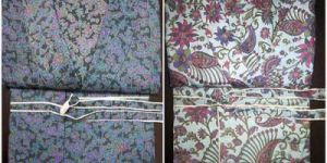 screen-printed gowns