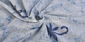 Running Floral Bakit Block Print Fabric