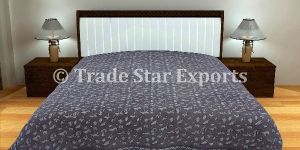 Tropical Kantha Animal Print Quilt