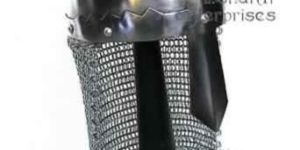 Viking Helmet with Chainmail