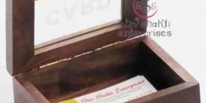 Wooden Box for Cards