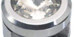 Brass Silver Mirror Cap