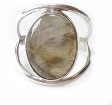 Sterling Silver Natural Labradorite Gemstone Ring