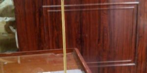 Brass Mini Round Stand Khadi Flag in Single Rod