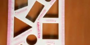 School Student Guideline Geometry Shape Templates