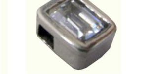 Sterling Silver with Zircon Charm