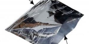 Zip Lock Silver Pouch