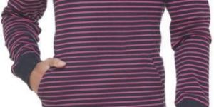 Trendy Striped Sweatshirt