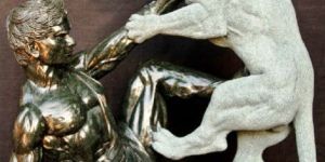 Granite Garden Statue