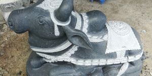 Sand Stone Nandi Statue