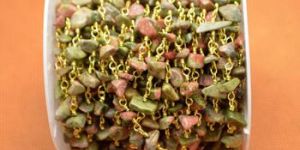 Handmade Onagite with Natural Brass Chain