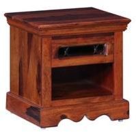 SOLID WOOD BED SIDE TABLE
