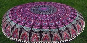 Home Decor Mandala Ombre Boho Floor Cushion Cover