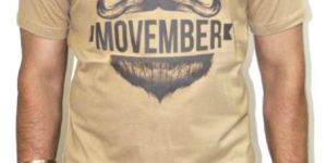 Mens Cotton Printed T-shirt