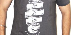 Mens Designer Round Neck T- Shirt