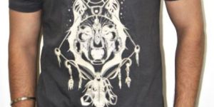 Mens Printed Round Neck T- Shirt