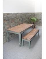 Wheel Dinning Bench Table