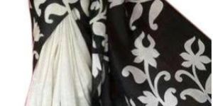 Hand Painted Tussar Silk Saree