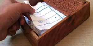 Wooden Tissue Box