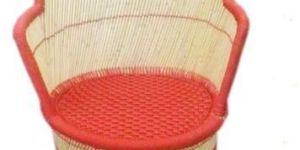 Orange and Brown Mudda Chair