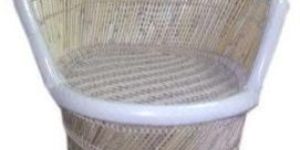 White & Brown Mudda Chair