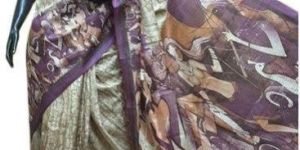 Fancy Tussar Ghicha and Digital Print Sarees