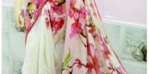Printed Linen Sarees