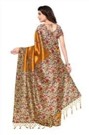 Printed Tussar Silk Sarees