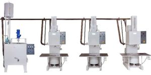 Assembly of Centralize Wax Filling System and Wax Injection Press