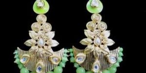 Kundan with Bits Earring