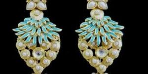 Meenakari with Kundan Earring